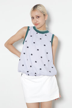 【NBB WEEKEND】ノースリーブストライプシャツ (LADIES)