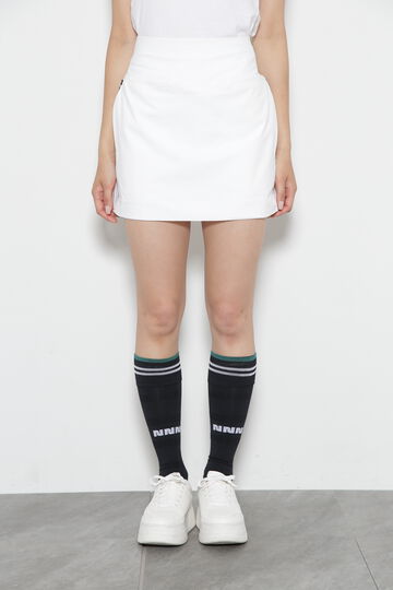 新品 NBB WEEKEND 白 スウェット スカート M ストレッチスカート