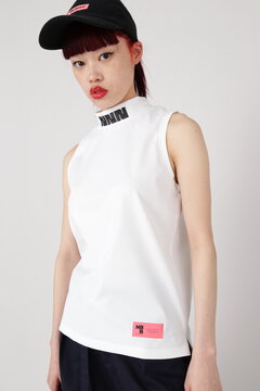 【NBB WEEKEND】リサイクルメッシュ スリーブレス モックネックカットソー (LADIES)