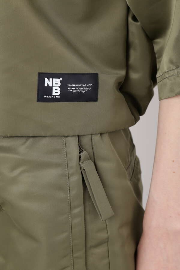 【NBB WEEKEND】ナイロンBIGシャツ (LADIES)