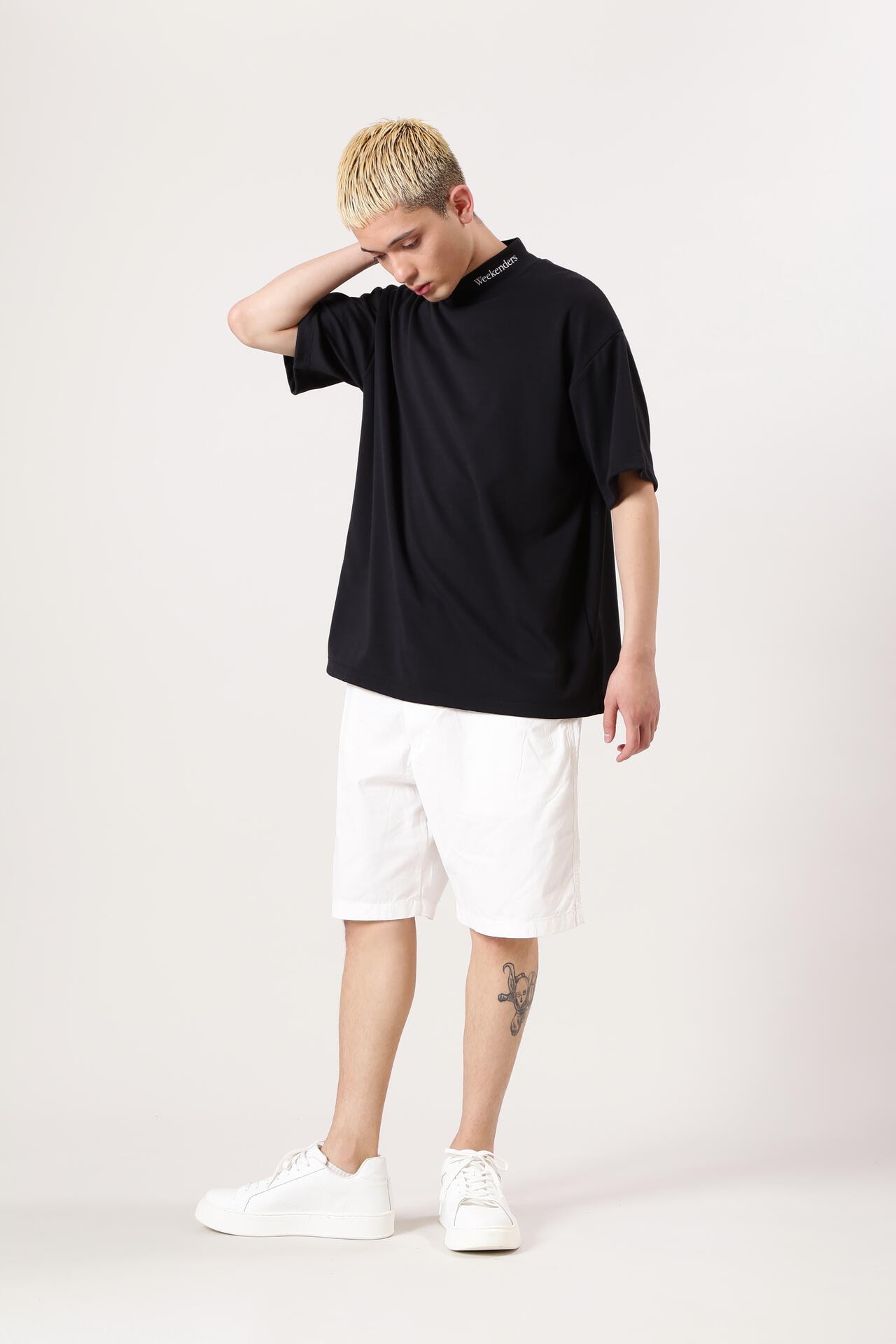 NBB WEEKEND】DRYMASTER 半袖モックネックカットソー (UNISEX)