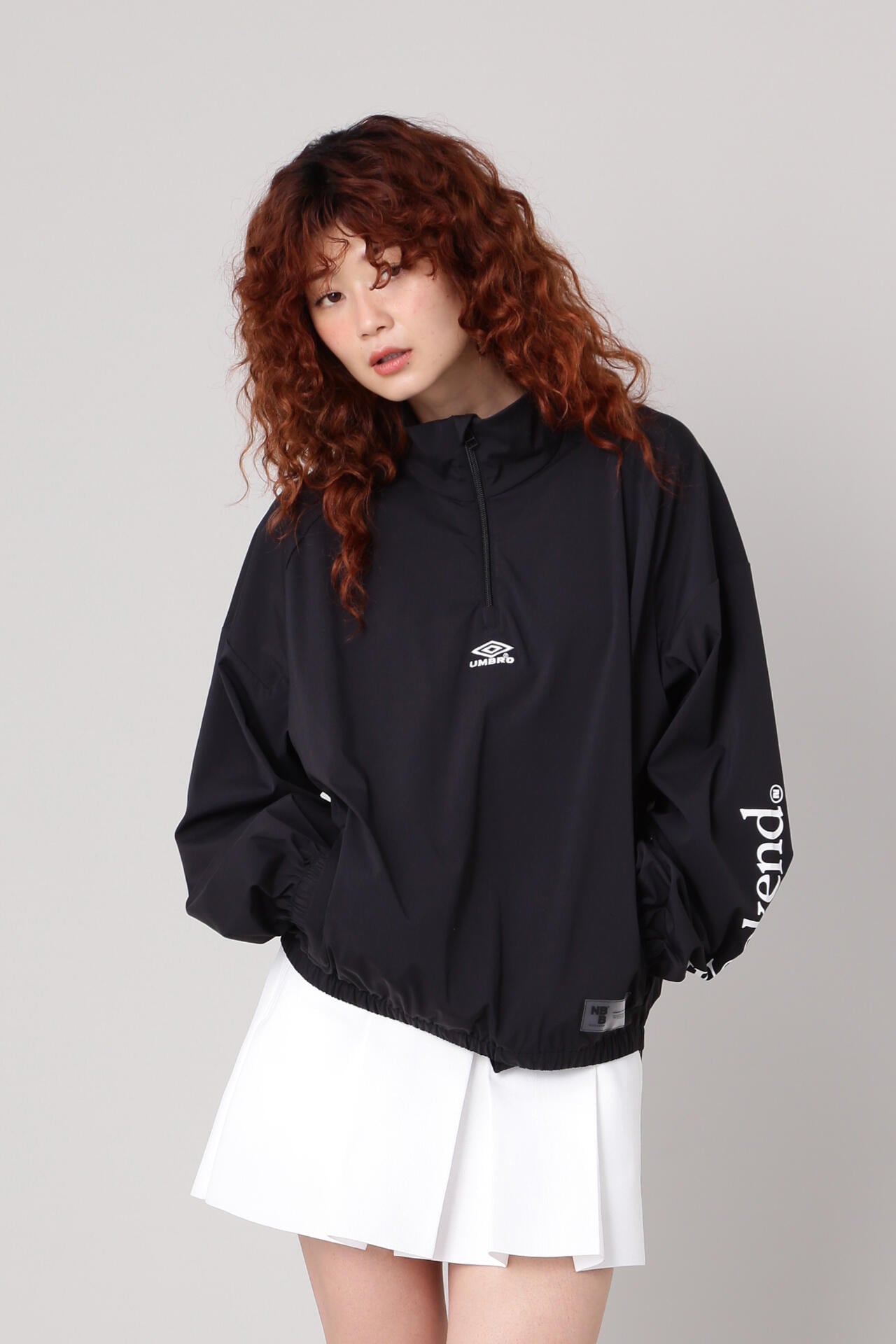 NBB WEEKEND】UMBRO コラボハーフジップ ピステジャケット (UNISEX)