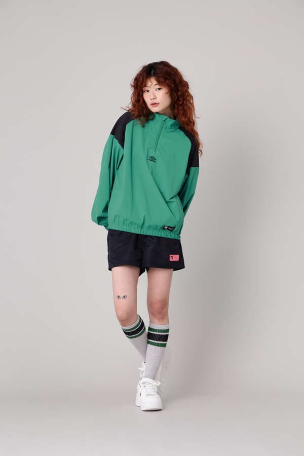 【NBB WEEKEND】UMBRO コラボハーフジップ ピステジャケット (UNISEX)