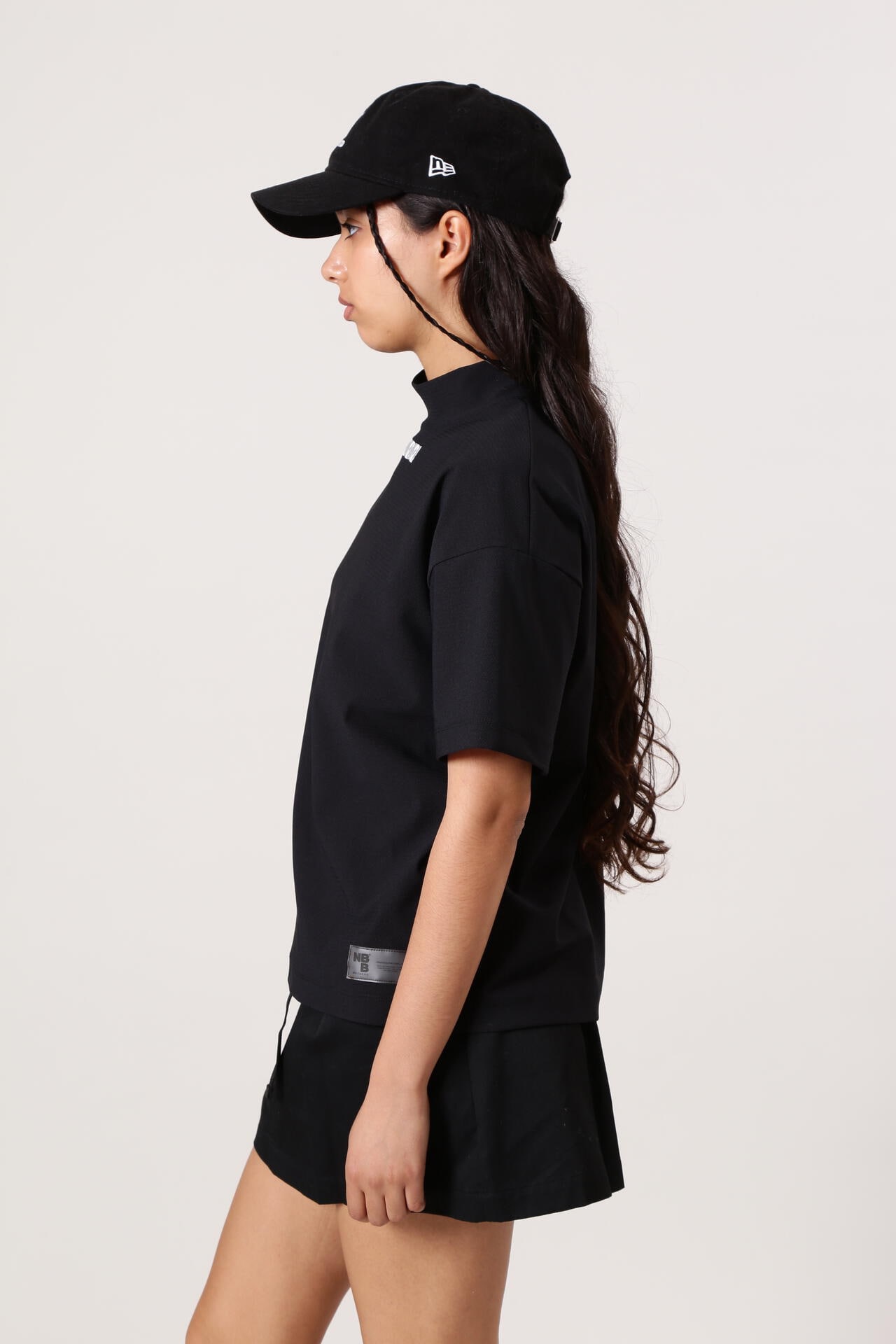 NBB WEEKEND】半袖モックネックカットソー (UNISEX)