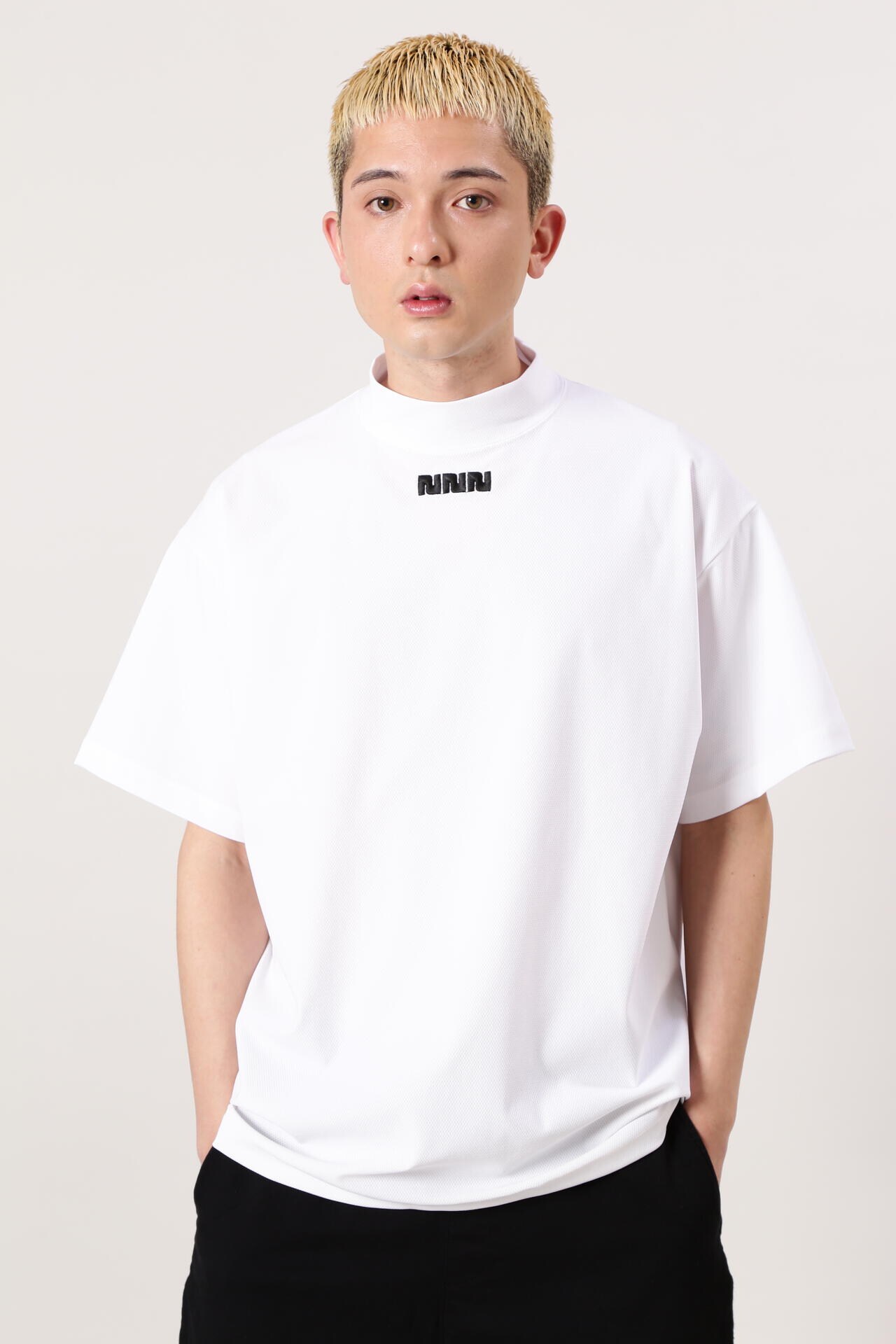 NBB WEEKEND】半袖モックネックカットソー (UNISEX)