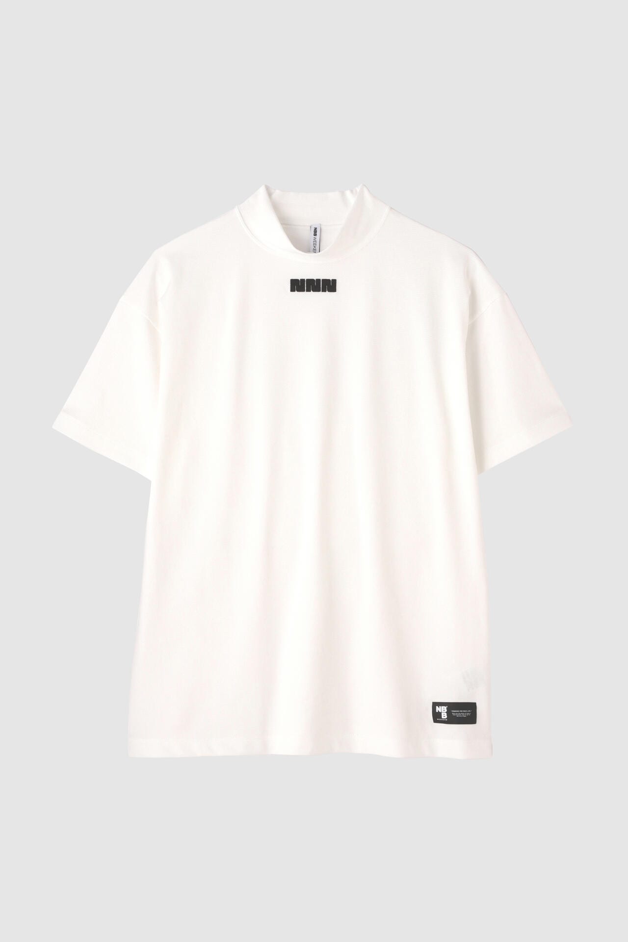 【NBB WEEKEND】半袖モックネックカットソー (UNISEX)