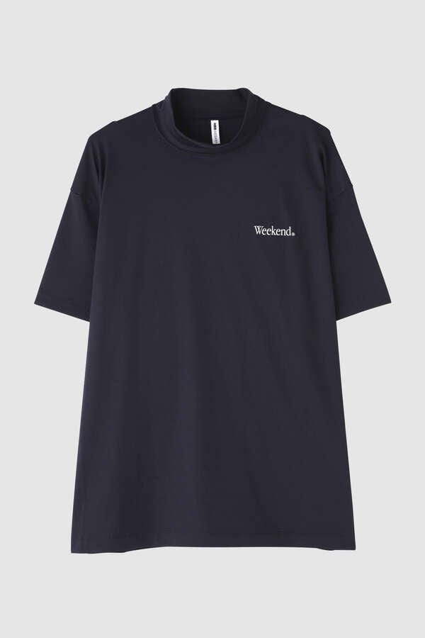 【NBB WEEKEND】ハンカチプリントモックネックシャツ (UNISEX)