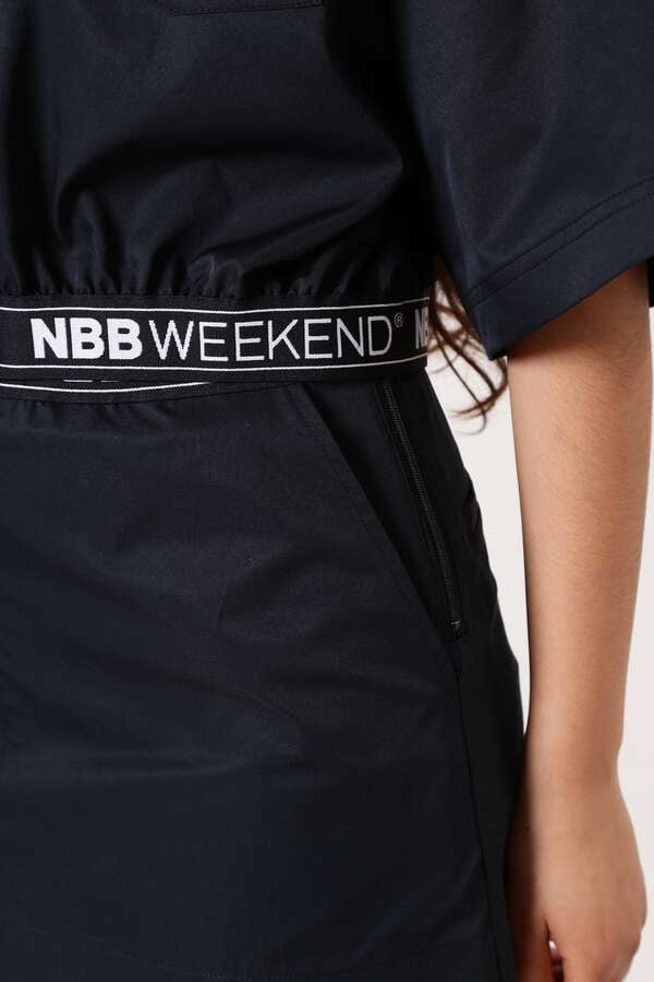 【NBB WEEKEND】クロップドBIGシャツ (LADIES)