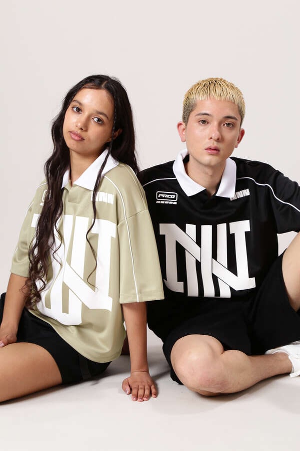 【NBB WEEKEND】半袖スキッパーポロ (UNISEX)