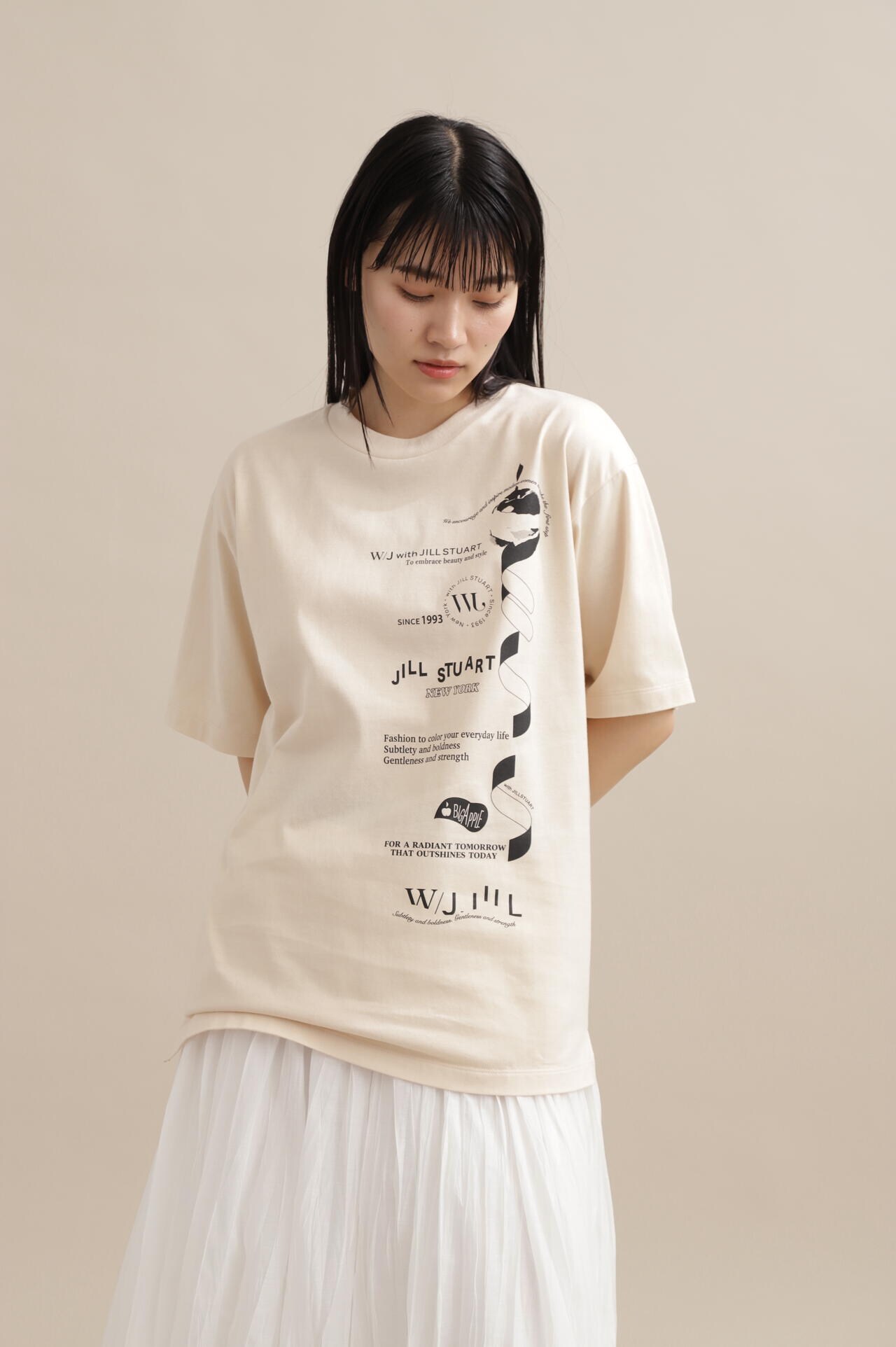 [W/J] オーバーTシャツ