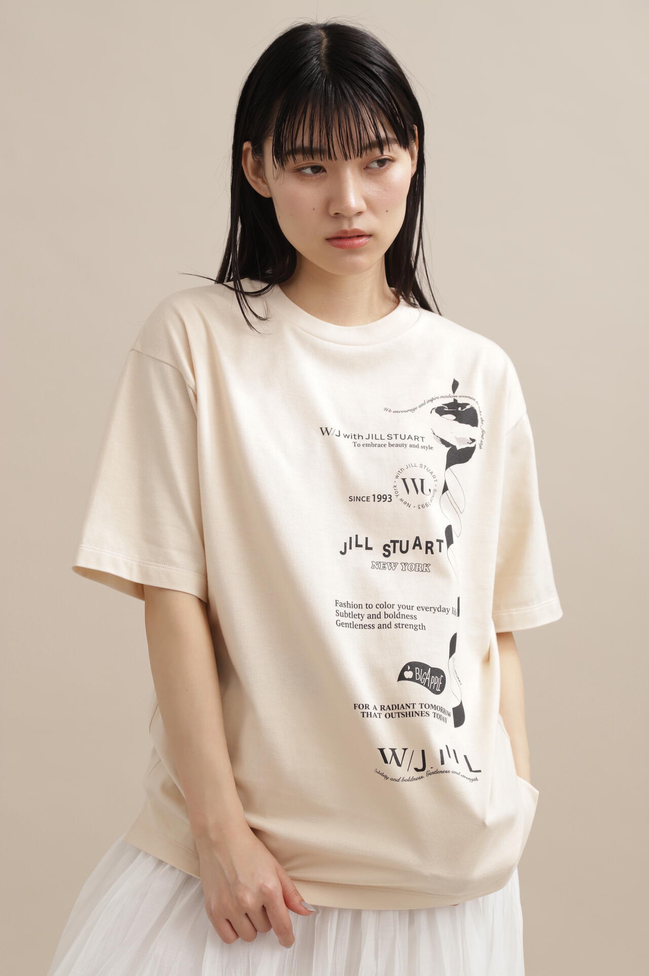 [W/J] オーバーTシャツ