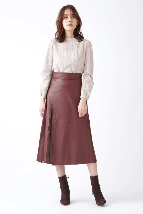 ブロックフェイクレザースカート Jillstuart Jillstuart ジル スチュアート Official Homepage