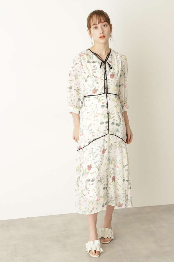 Web限定 サイズ 4 展開 キャシーボタニカルワンピース Jillstuart Jillstuart ジル スチュアート Official Homepage