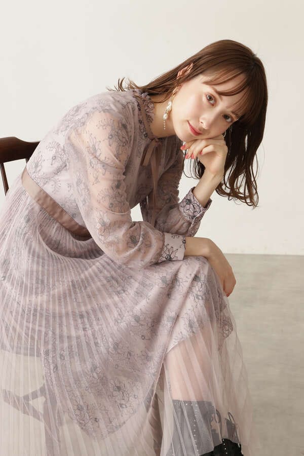 Endy Robe アナスタシアレースチュールワンピース Jillstuart Jillstuart ジル スチュアート Official Homepage