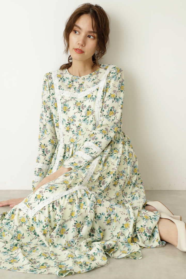 JILL STUART ベティフラワー ワンピース LL 新品-