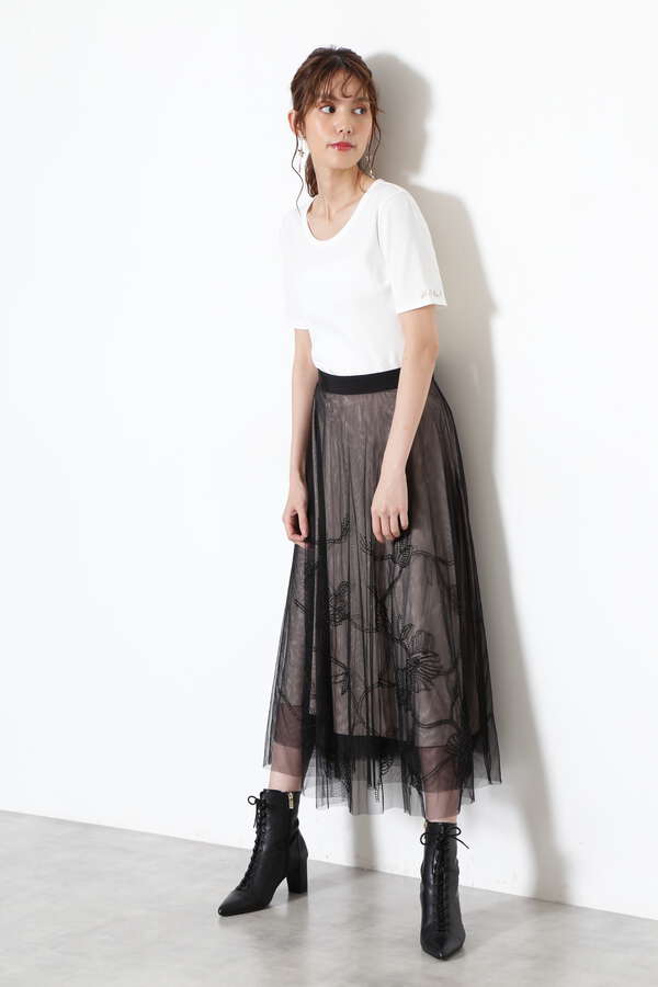 ☆jillstuart☆ボタニカルエンブロイダリースカート ロングスカート 人気新品入荷