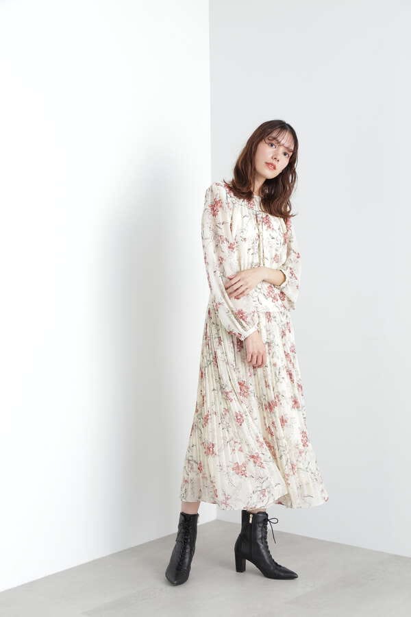 2022SS □ JILLSTUART サニーフラワーワンピース-