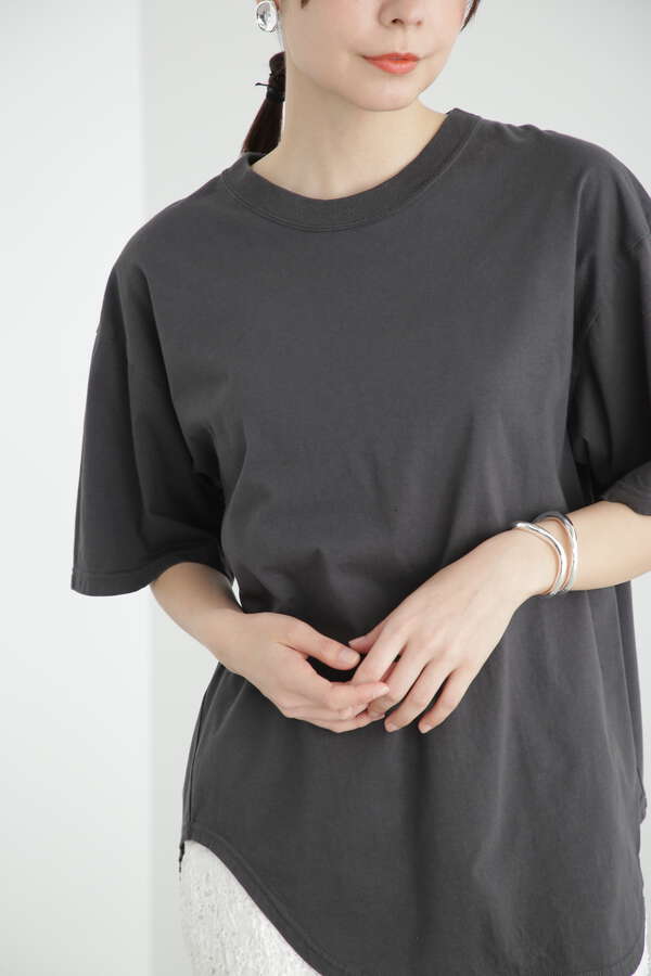 ラスティックテンジクラウンドへムTシャツ