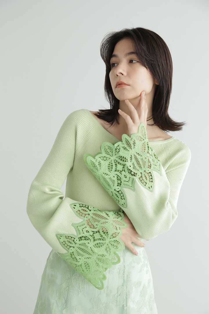 ベルスリーブレースニットトップス | JILL STUART | JILL STUART ...