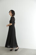 《 再入荷 》シュリンクフレアワンピース