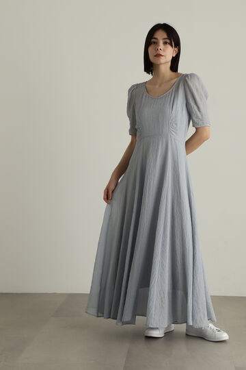 《 再入荷 》シュリンクフレアワンピース
