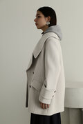 【先行予約 10月上旬-中旬入荷予定】メルトンコクーンミドルコート
