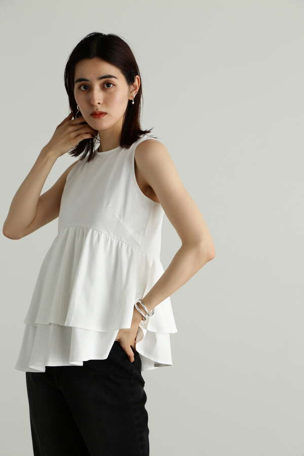 アシンメトリーノースリーブトップス JILL STUART JILL STUART （ジル スチュアート） Official Homepage