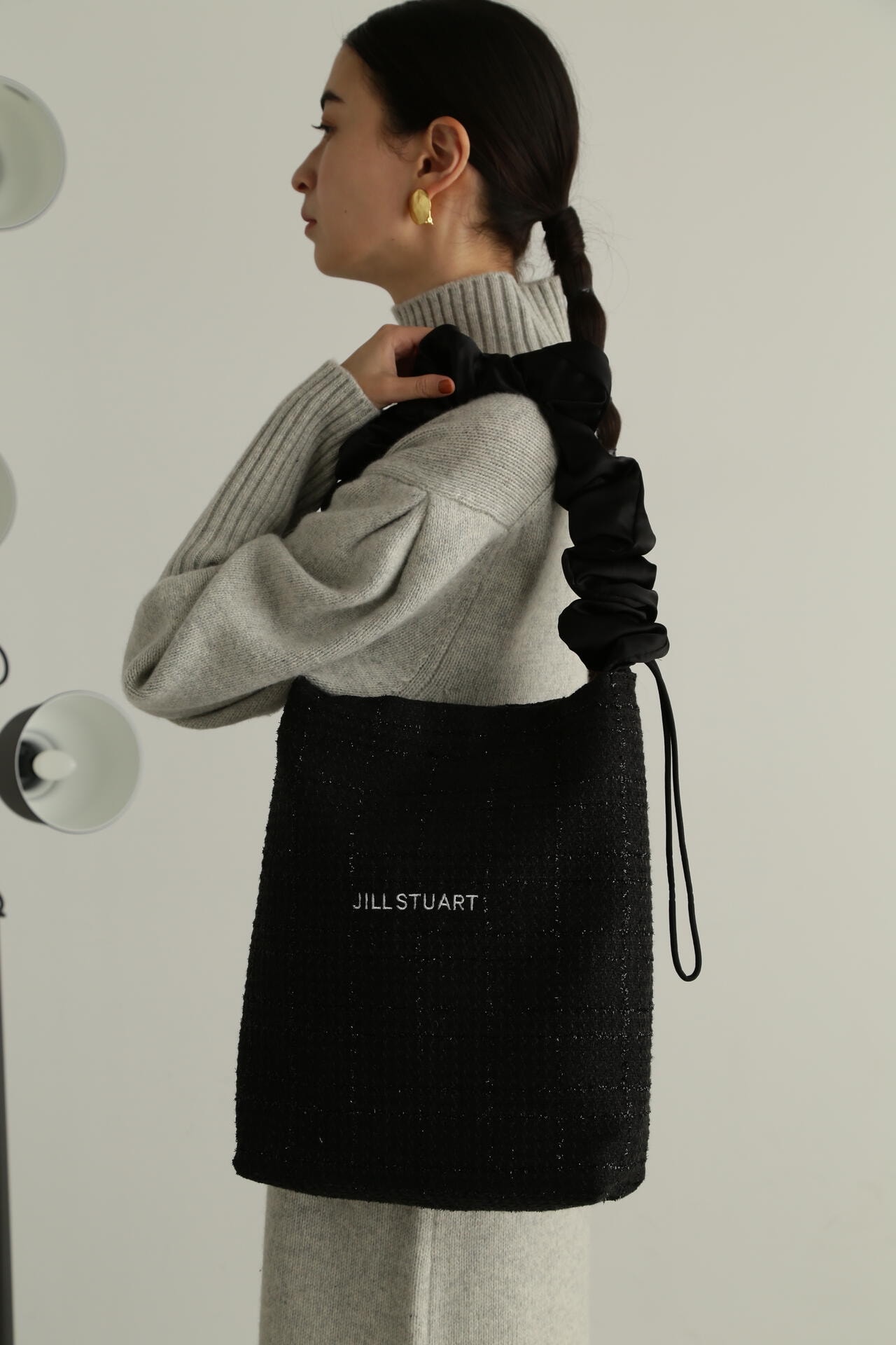 ビーフリーツイードトートラージバッグ | JILL STUART | JILL STUART