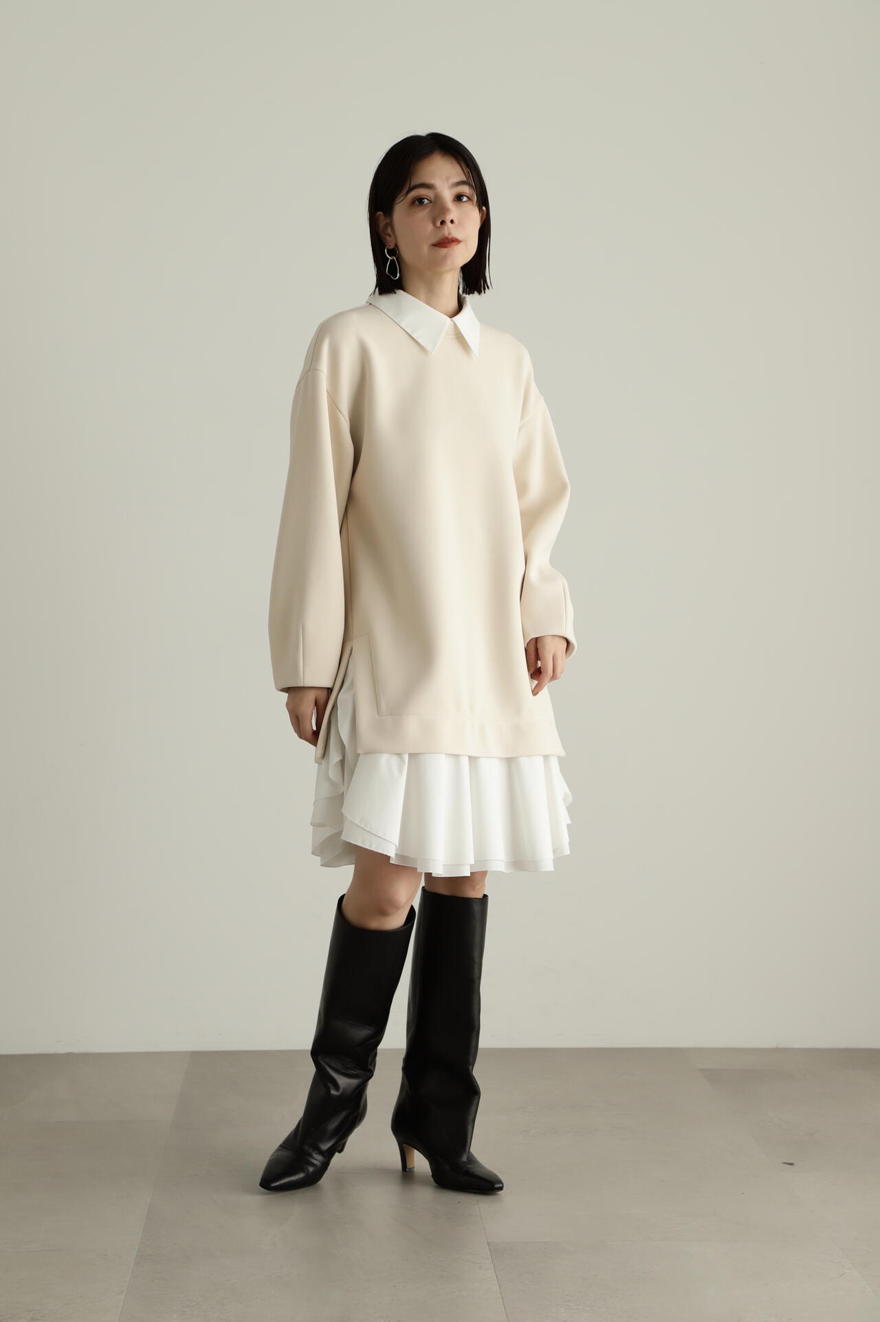 再入荷 》ボンディングジャージーミニワンピース | JILL STUART