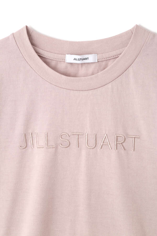 JILLエンブロイダリーTシャツ WEB限定カラー:ピンク