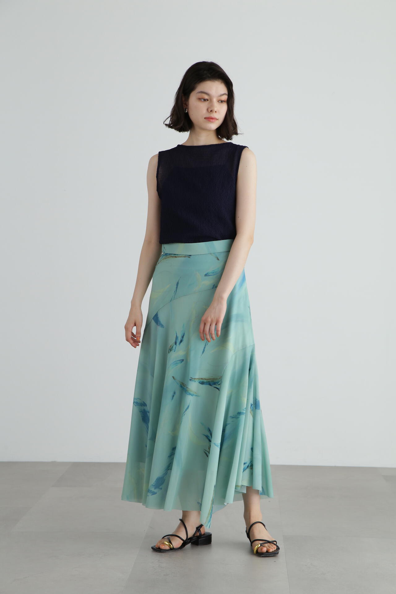 saya mimuraコラボ＞アートプリントチュールスカート | JILL STUART  