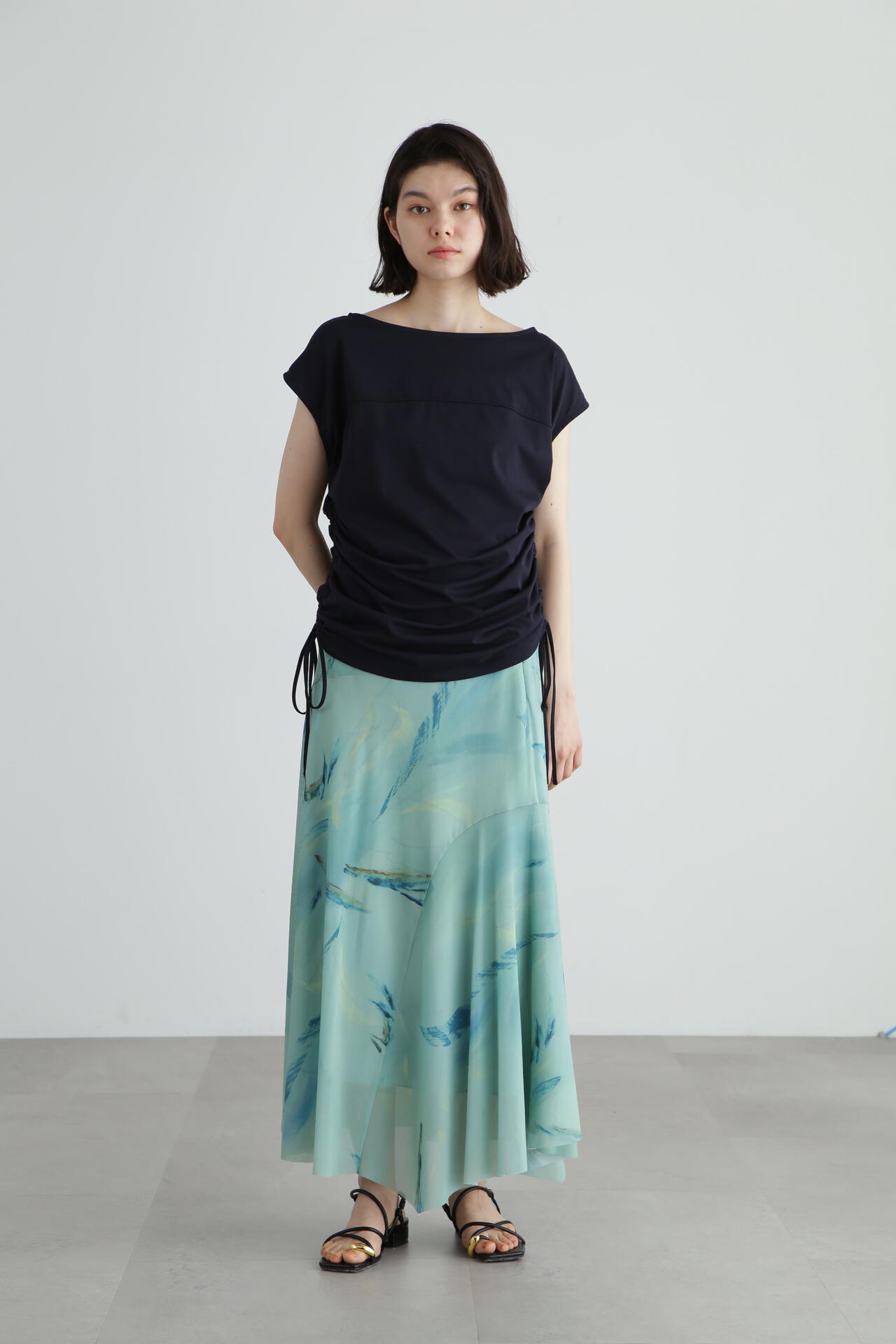 saya mimuraコラボ＞アートプリントチュールスカート | JILL STUART  