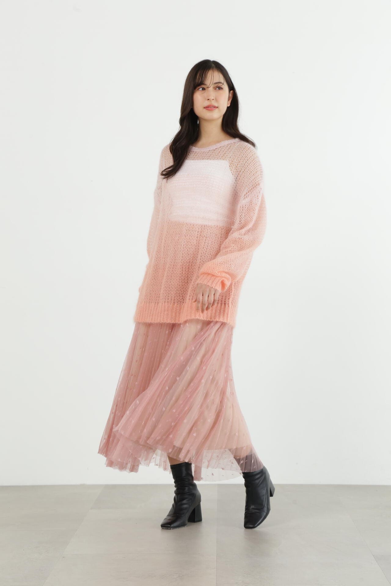 小花チュールプリーツスカート WEB限定サイズ:４ | JILL STUART | JILL STUART （ジル スチュアート） Official  Homepage