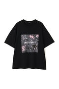 ＜erika nakaコラボ＞アートプリントTシャツ WEB・WHAT CAFE限定カラー:ブラック