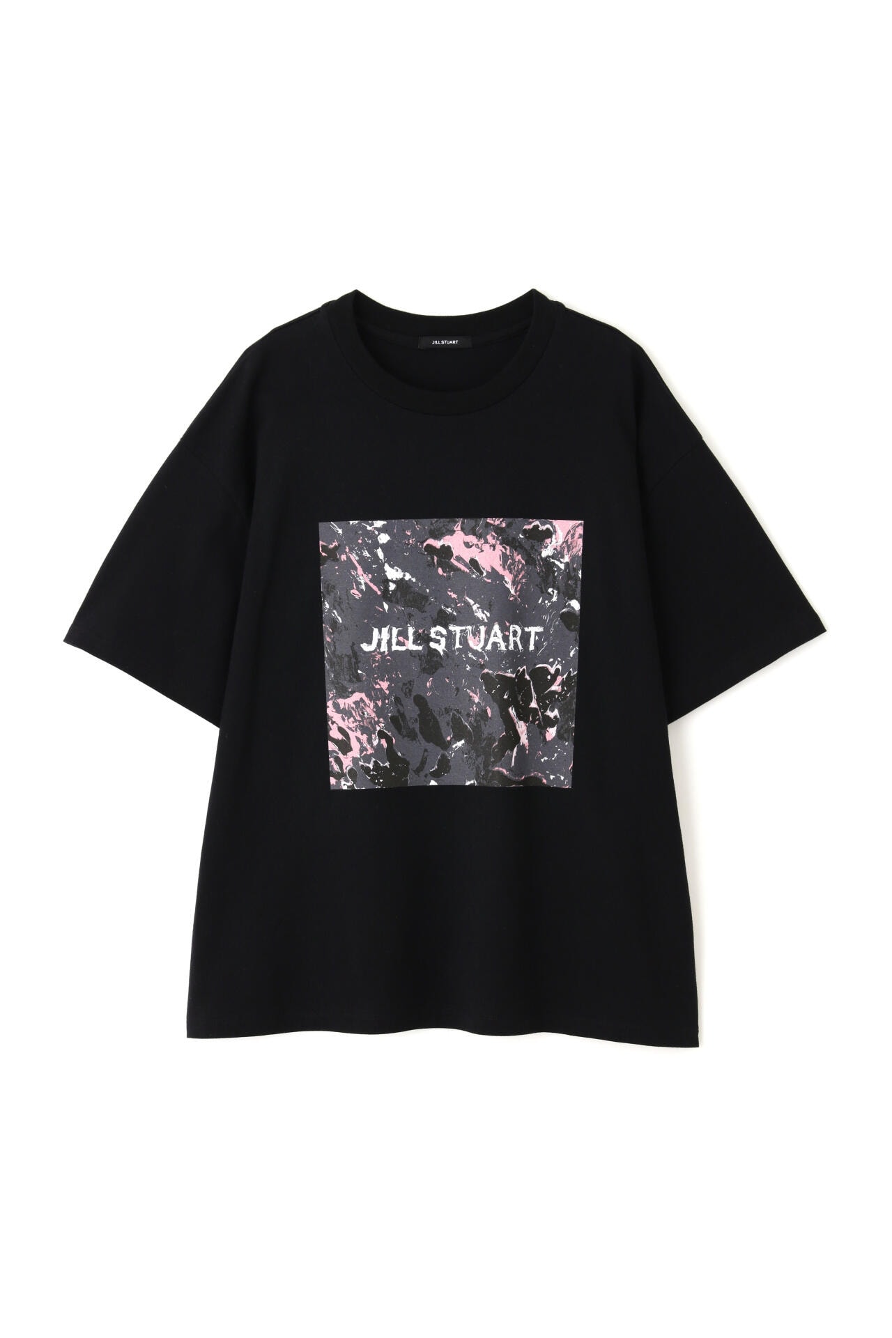 ＜erika nakaコラボ＞アートプリントTシャツ WEB・WHAT CAFE限定カラー:ブラック