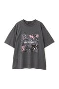 ＜erika nakaコラボ＞アートプリントTシャツ WEB・WHAT CAFE限定カラー:ブラック