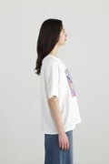 ＜erika nakaコラボ＞アートプリントTシャツ WEB・WHAT CAFE限定カラー:ブラック