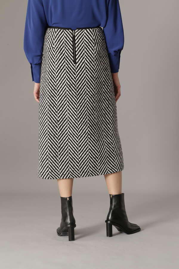特選/公式 ADORE アドーア ドライヘリンボーンスカート size36 - スカート