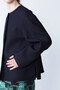 【WEB限定 36サイズ展開】ライトリバーケープ付きノーカラージャケット