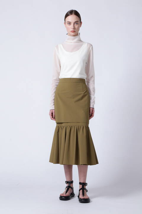 【WEB限定 40サイズ展開】ライトナイロンスカート