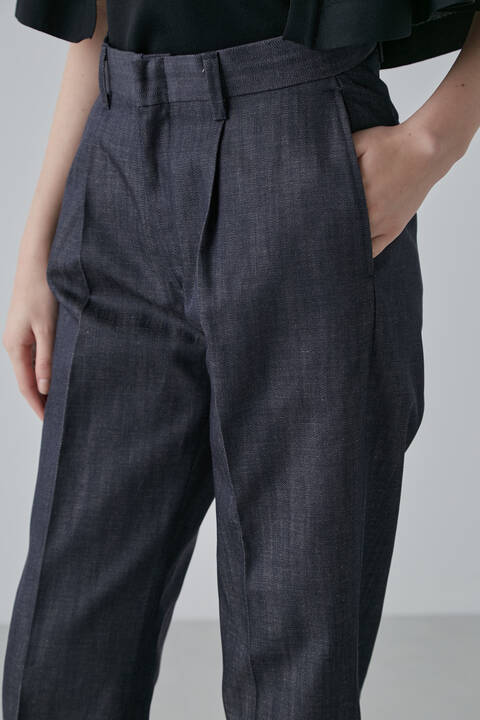 SERGE de bleu ｘ ADORE クラシックトラウザーズ 1タック