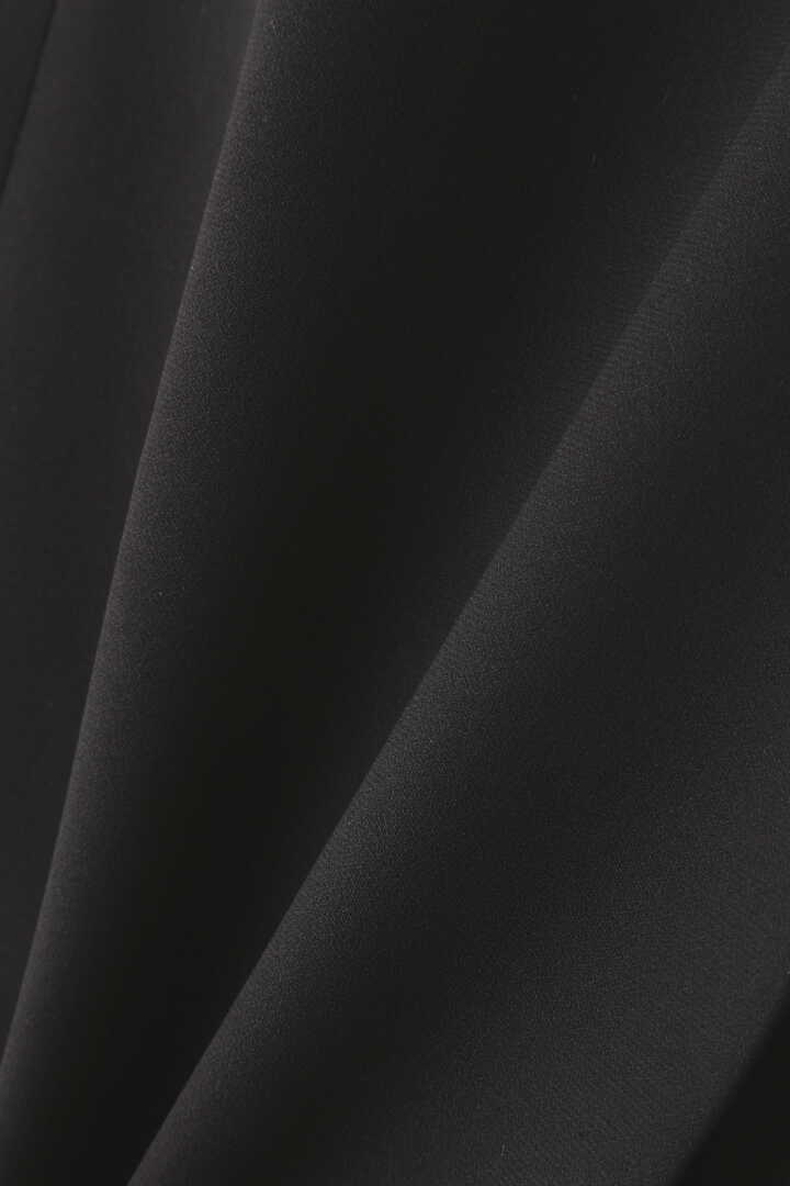 【WEB限定 ネイビー展開】バックサテンクレープロングジレ