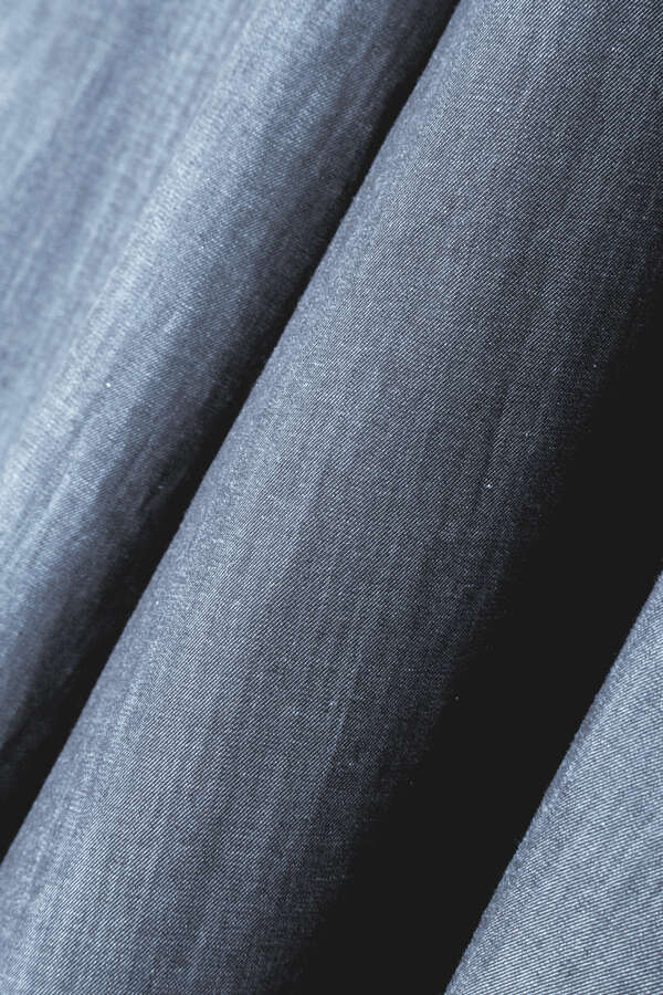 【先行予約 6月中旬-下旬入荷予定】SERGE de bleu ｘ ADORE コットン麻シャンブレースカート