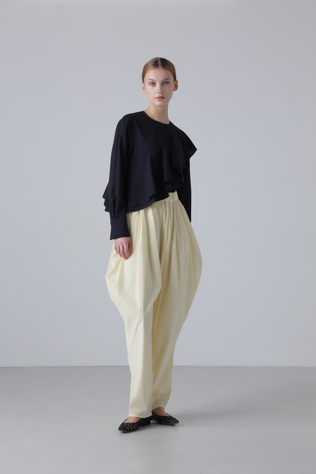 ADORE】2022年＊ハイツイストトリコットケープ風トップス
