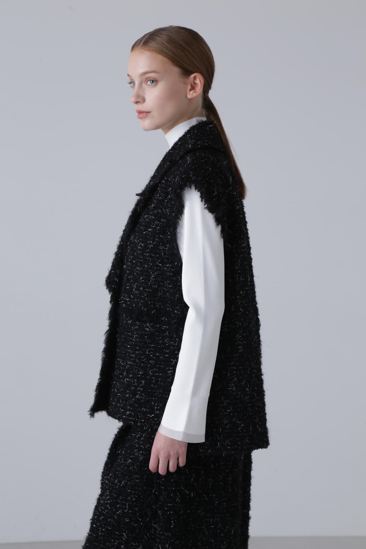 先行予約 12月中旬-下旬入荷予定】ファンシーツィードジレ | ADORE  