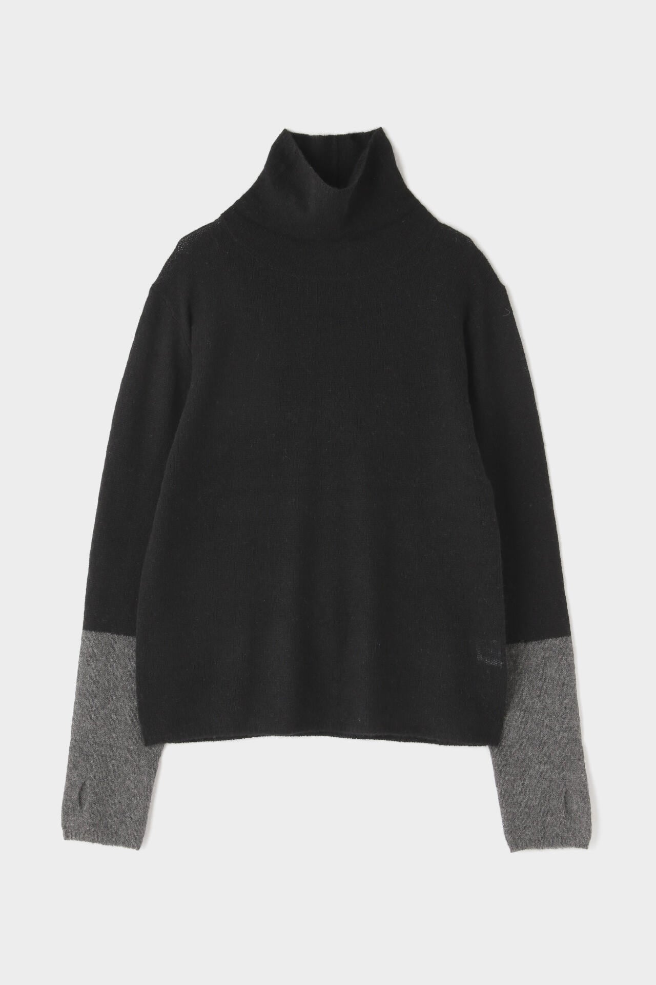 LE PHIL》【ADAWAS／アダワス】SEMI-SHEER CASHMERE TURTLE-NECK || LE