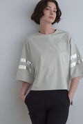 《LE PHIL》シルキーポンチラインTシャツ