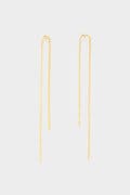 《LE PHIL》【SASKIA DIEZ / サスキア ディーズ】FINE EARRINGS FRINGE CUBIC NO1