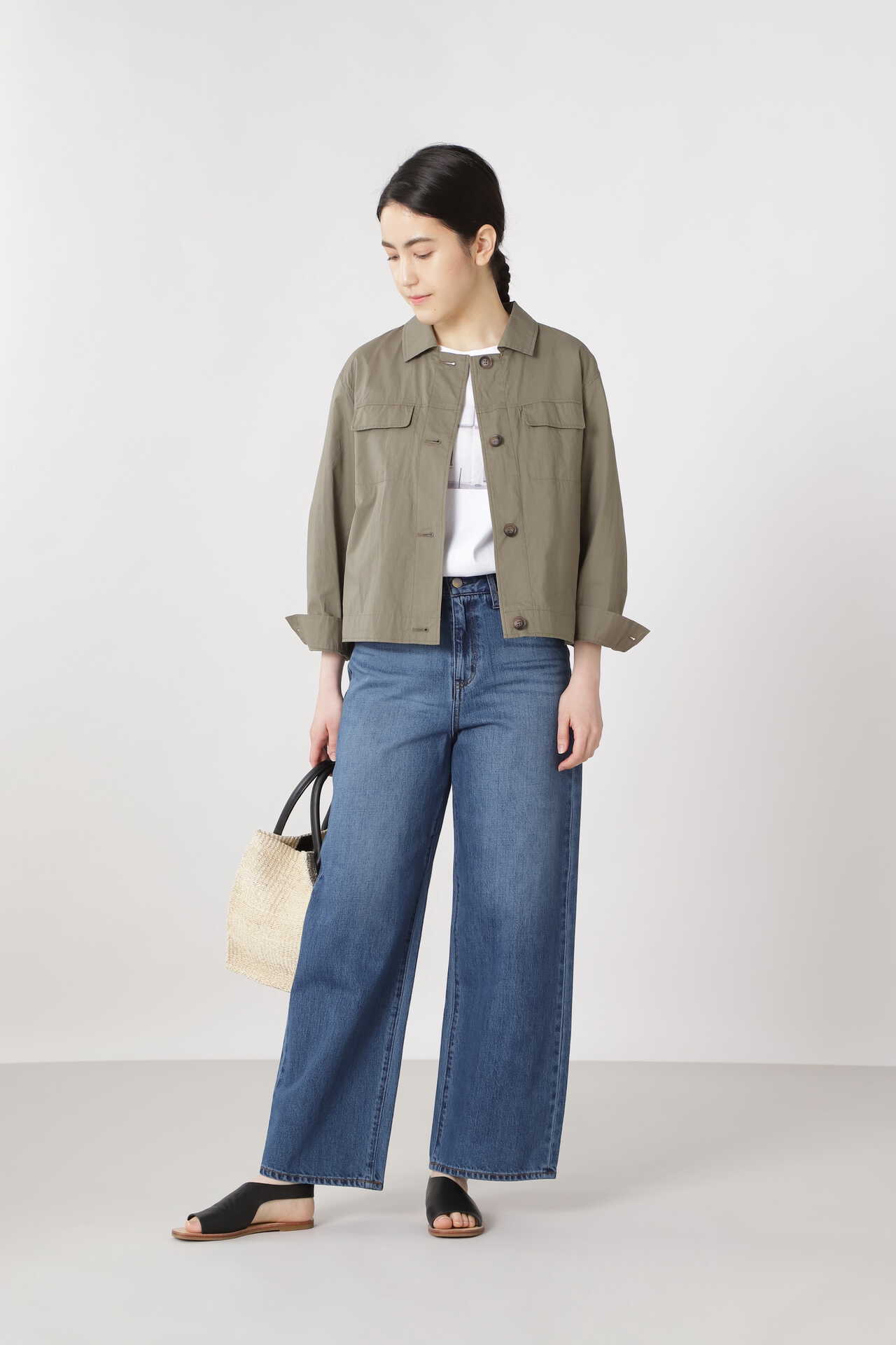 NEW 定番ワイドデニムパンツ