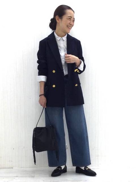 NEW 定番ワイドデニムパンツ